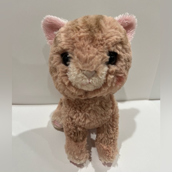 Sunlemon Brown neko Cat Animal Plush 6" Stuffed Toy Doll - Picture 1 of 12